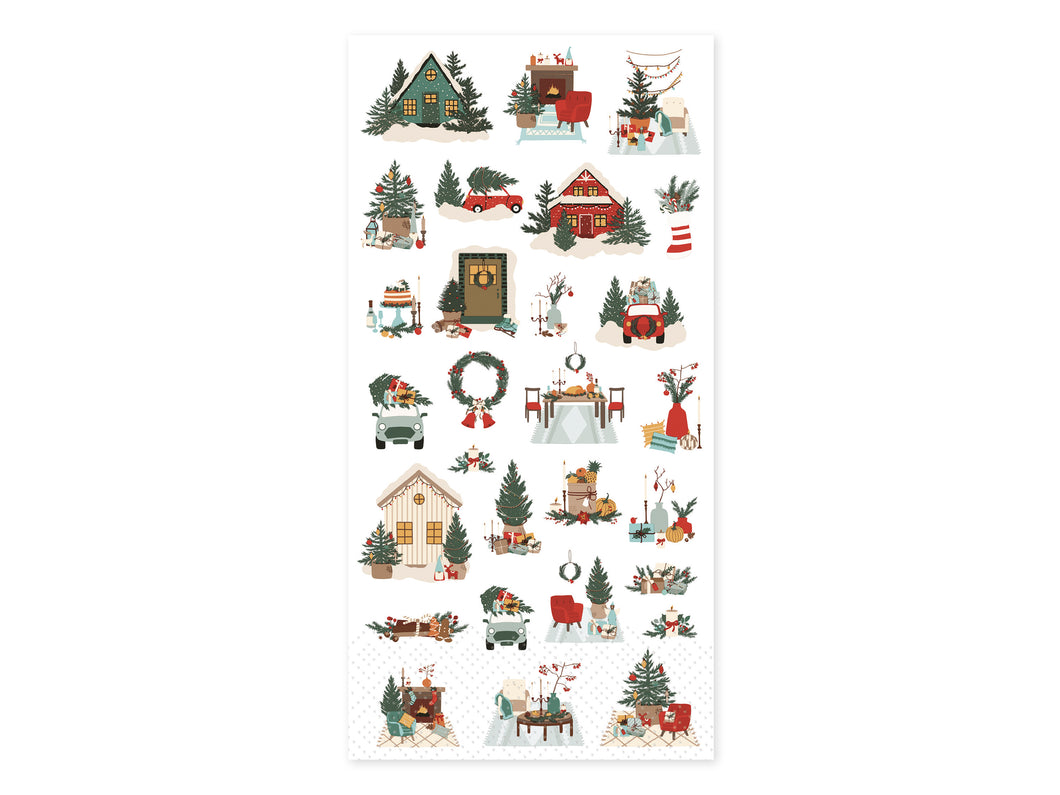 Napkin Christmas Motifs