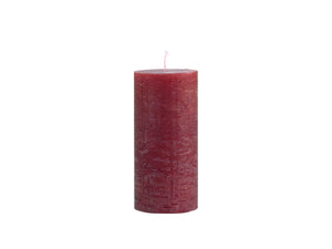 Macon pillar Candle Red