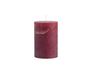 Macon pillar Candle Red