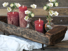 Load image into Gallery viewer, Macon pillar Candle Red
