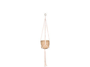 Macramé braided holder with Corte braided Flowerpot