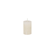 Load image into Gallery viewer, Macon Rustic Pillar Candle Cream
