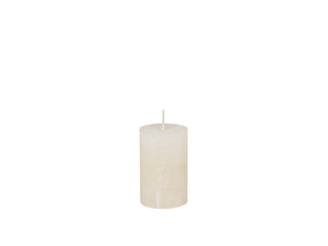 Macon Rustic Pillar Candle Cream