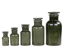 Load image into Gallery viewer, Apothecary Glass Jars available in 5 sizes
