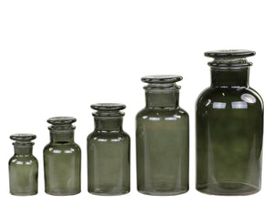 Apothecary Glass Jars available in 5 sizes