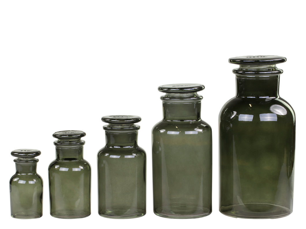 Apothecary Glass Jars available in 5 sizes