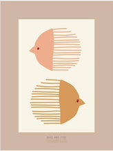 Load image into Gallery viewer, Bird and Fish Framed Poster By VisseVase Denmark
