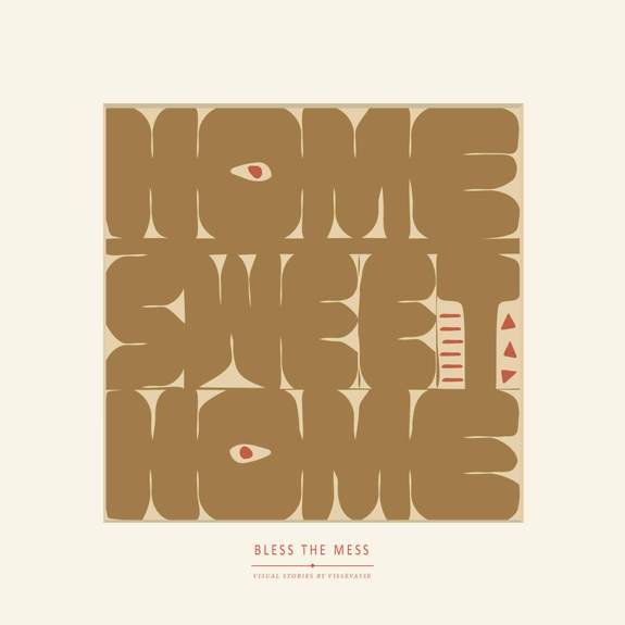 Home Sweet Home Poster By VisseVase Denmark